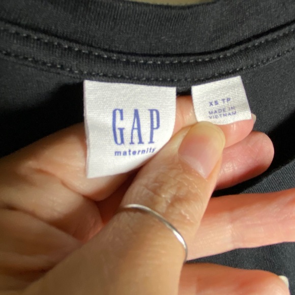 Gap Maternity Cotton Ruffle T-Shirt Dress - Picture 3 of 4